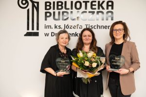 Tytuł "Przyjaciel biblioteki" w tym roku został przyznany Alina Michalak, drugą statuetkę otrzymał Lubusko-Wielkopolski Bank Spółdzielczy w Drezdenku. Odebrała ją Alicja Jeżyk - Wiceprezes Zarządu Lubusko-Wielkopolskiego Banku Spółdzielczego.